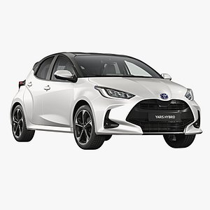 3D 2026 Toyota Yaris Hybrid model