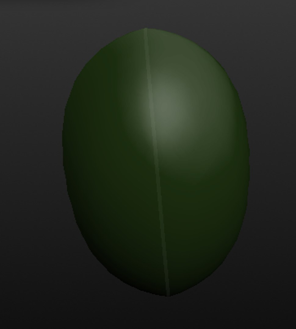 3d Green Bean Model