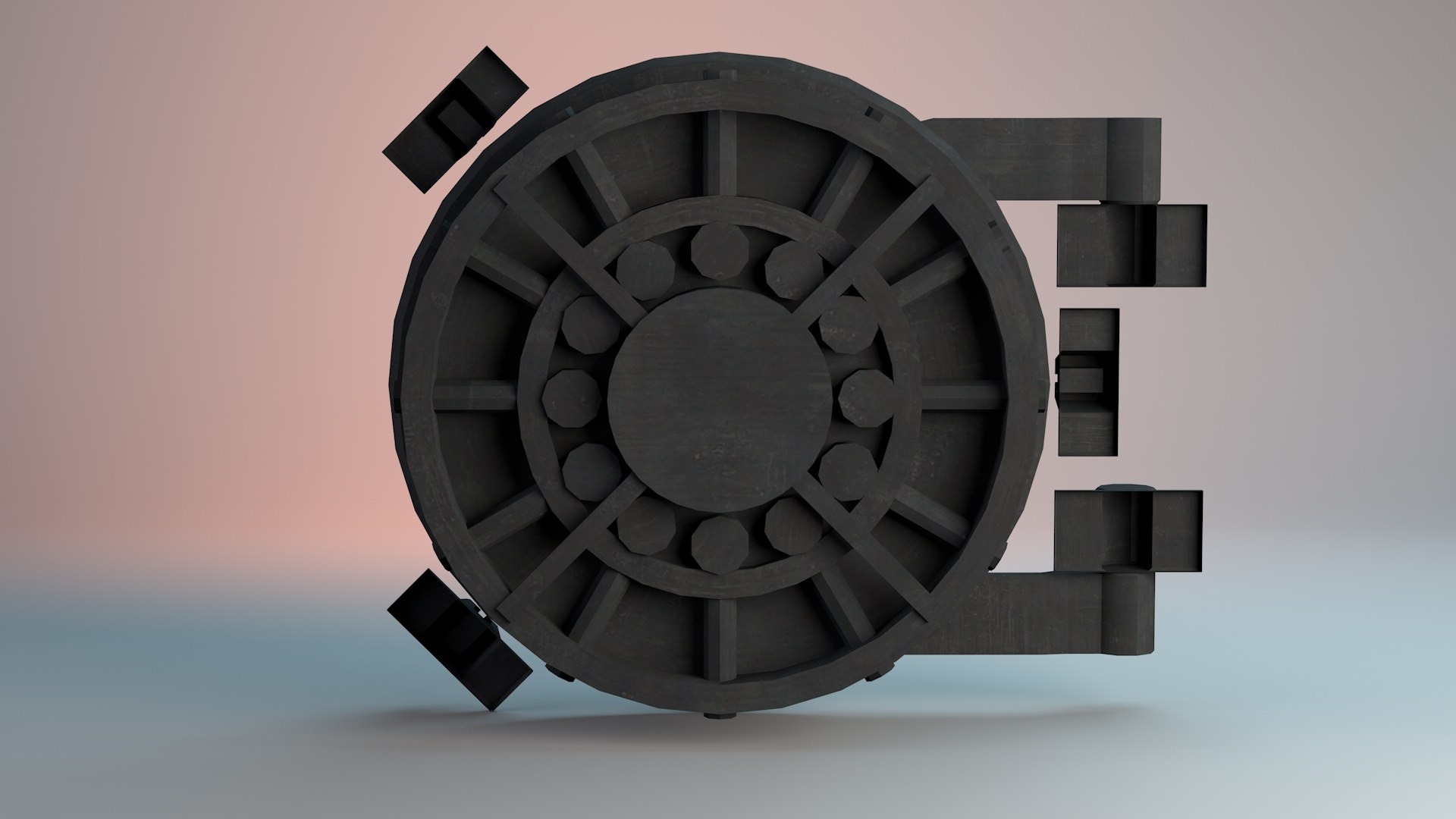 Vault Entrance Gate 3D model https://p.turbosquid.com/ts-thumb/HN/P7SptX/JN/render5/jpg/1629550608/1920x1080/fit_q87/07ed74079627324ec84b6fa415fed18ec51b7e66/render5.jpg