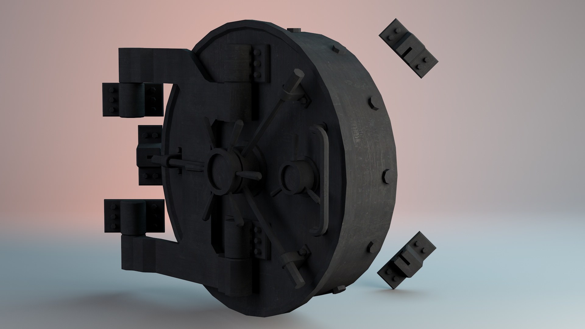 Vault Entrance Gate 3D model https://p.turbosquid.com/ts-thumb/HN/P7SptX/JU/render2/jpg/1629550606/1920x1080/fit_q87/ad7f84e2f72b800621b927a9ae64760b28c3c971/render2.jpg