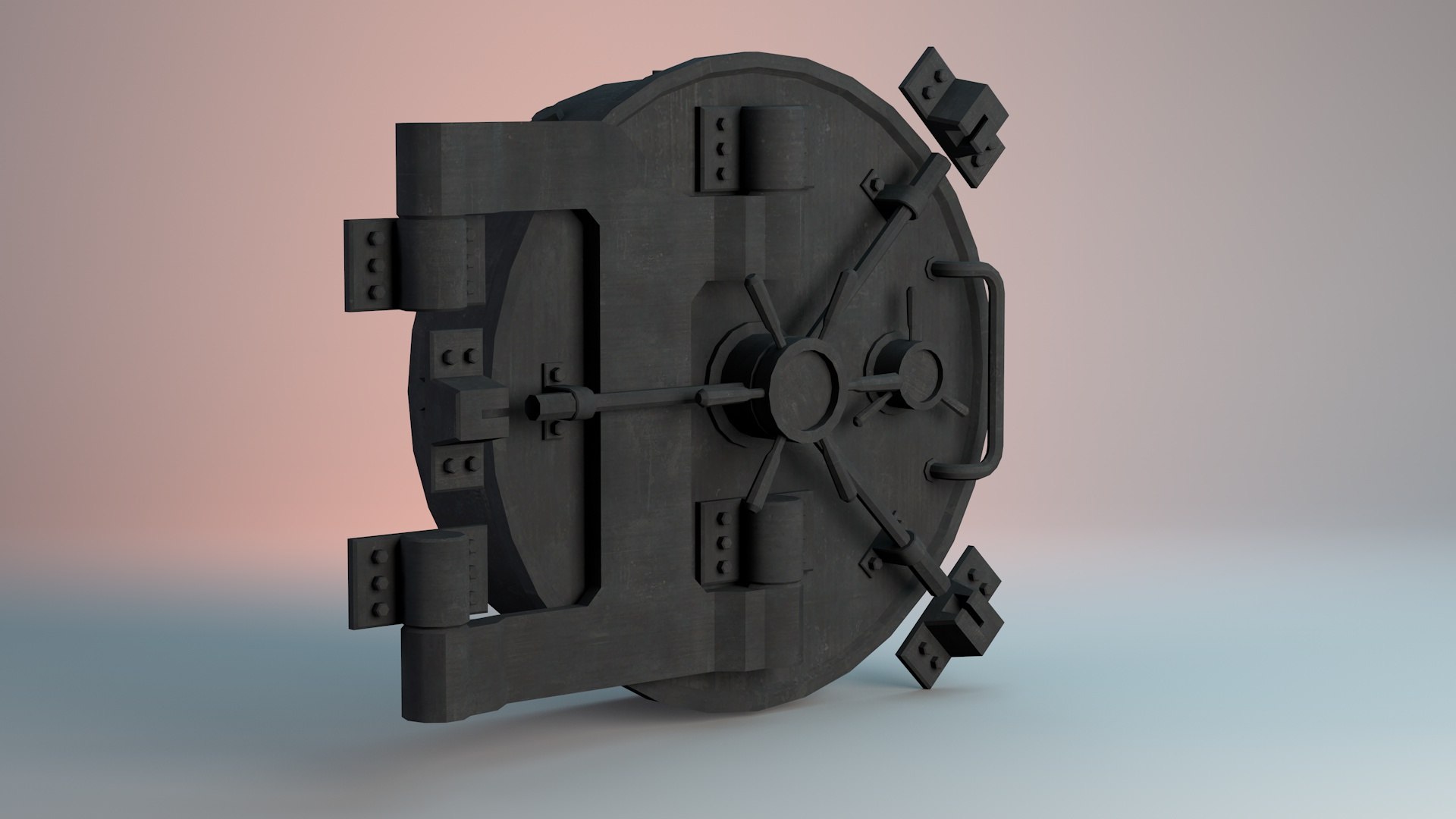 Vault Entrance Gate 3D model https://p.turbosquid.com/ts-thumb/HN/P7SptX/L0/render8/jpg/1629550630/1920x1080/fit_q87/3d74ead046e082e1959ec6076a666b2d442371a7/render8.jpg