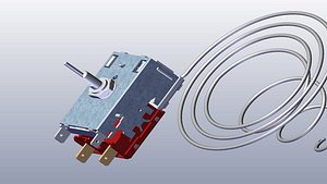 3D refrigerator thermostat
