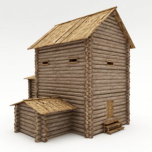 log 3d model