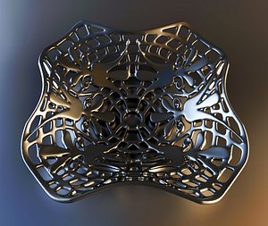 3ds max pendant e4f6l50 earring coulomb
