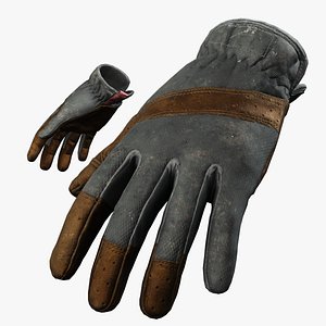 Vintage Work Gloves - Military Survival Gear 3D