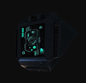 3D sci-fi device