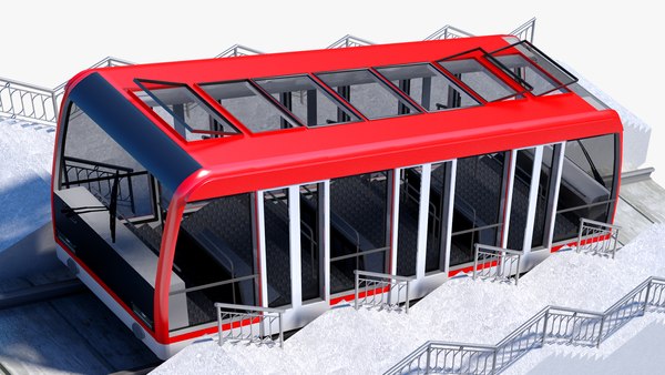 3D funicular railway model - TurboSquid 1662698