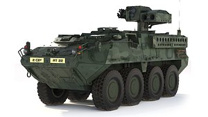 M1134 ATGM Stryker 2008 model