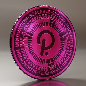 3D Premium DOT Coin PBR 4K Textured Low-poly 3D model