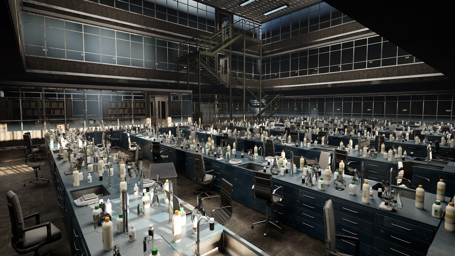 The Magnificent Scientific Laboratory Horizon Research Complex 3D Model ...