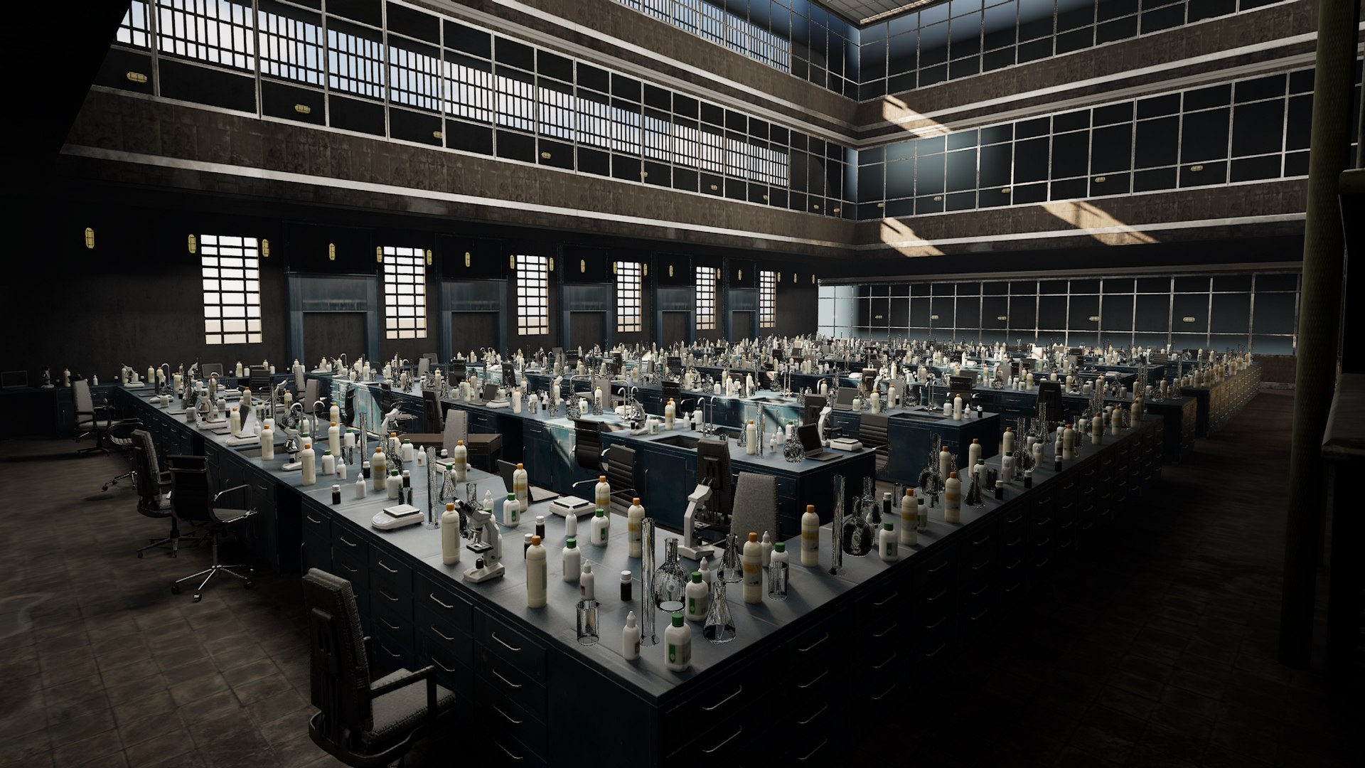 The Magnificent Scientific Laboratory Horizon Research Complex 3D Model ...