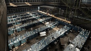 The Magnificent Scientific Laboratory  Horizon Research Complex 3D model