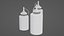 3 Ketchup Bottles