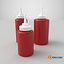 3 Ketchup Bottles