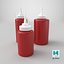 3 Ketchup Bottles
