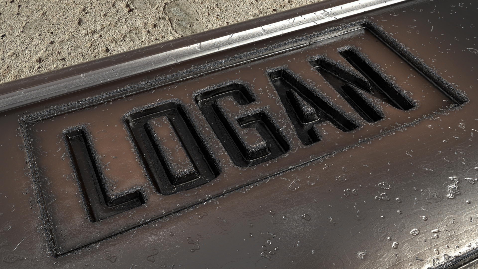 3d Logan Wolverines Dog Tags