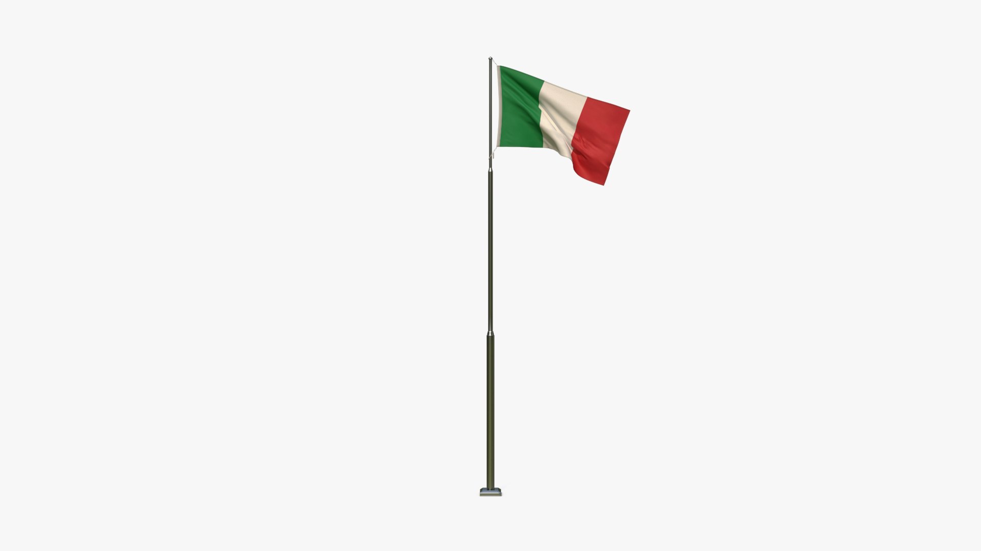 Animated Italy Flag 3D model - TurboSquid 1794819