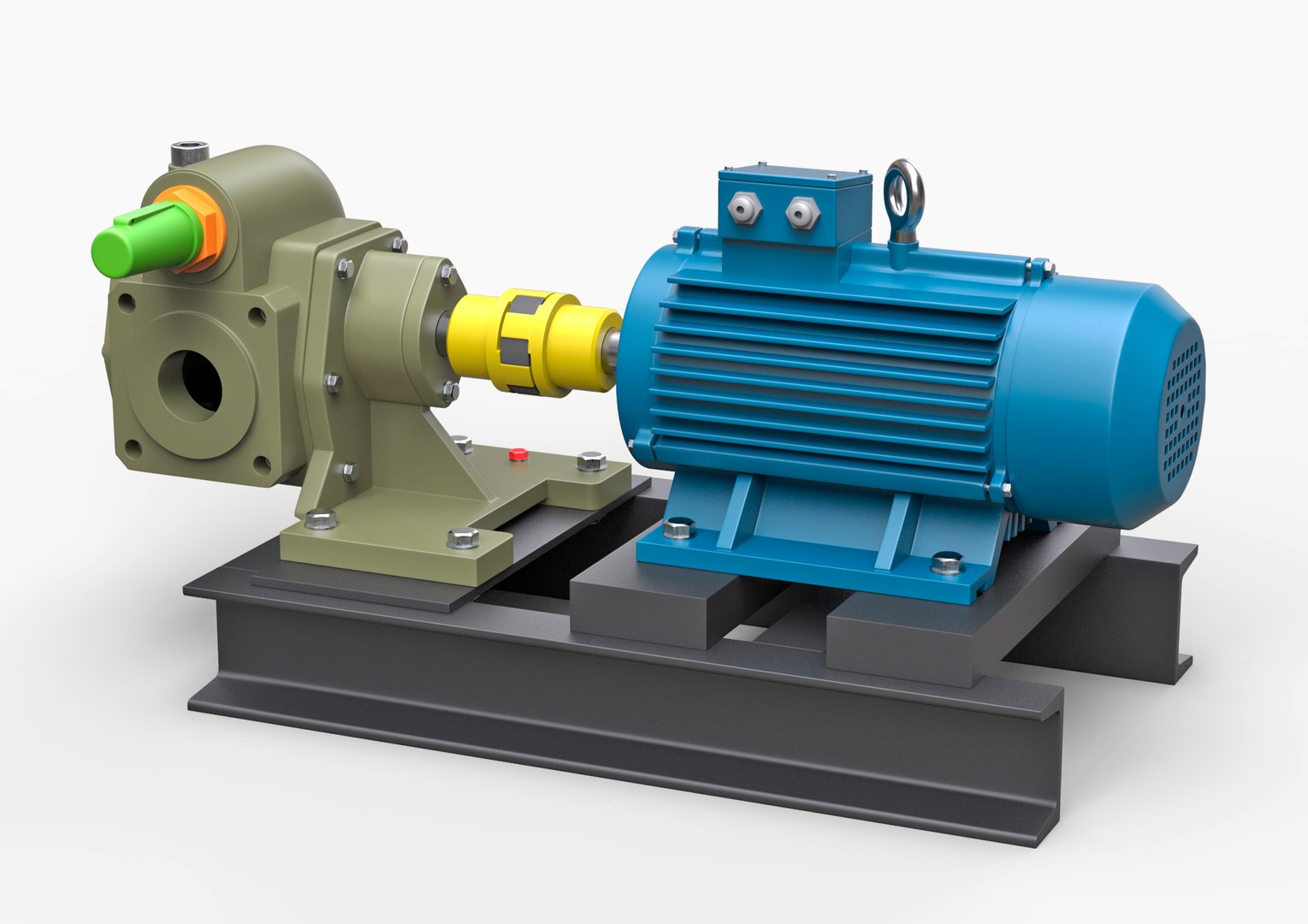 Gear Pump 3d Model