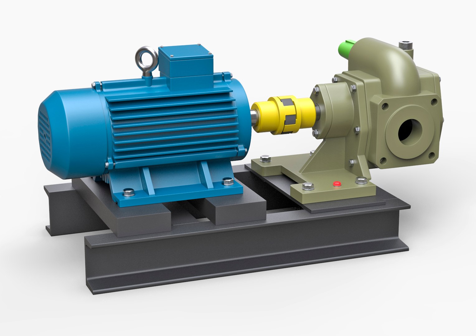 Gear Pump 3d Model