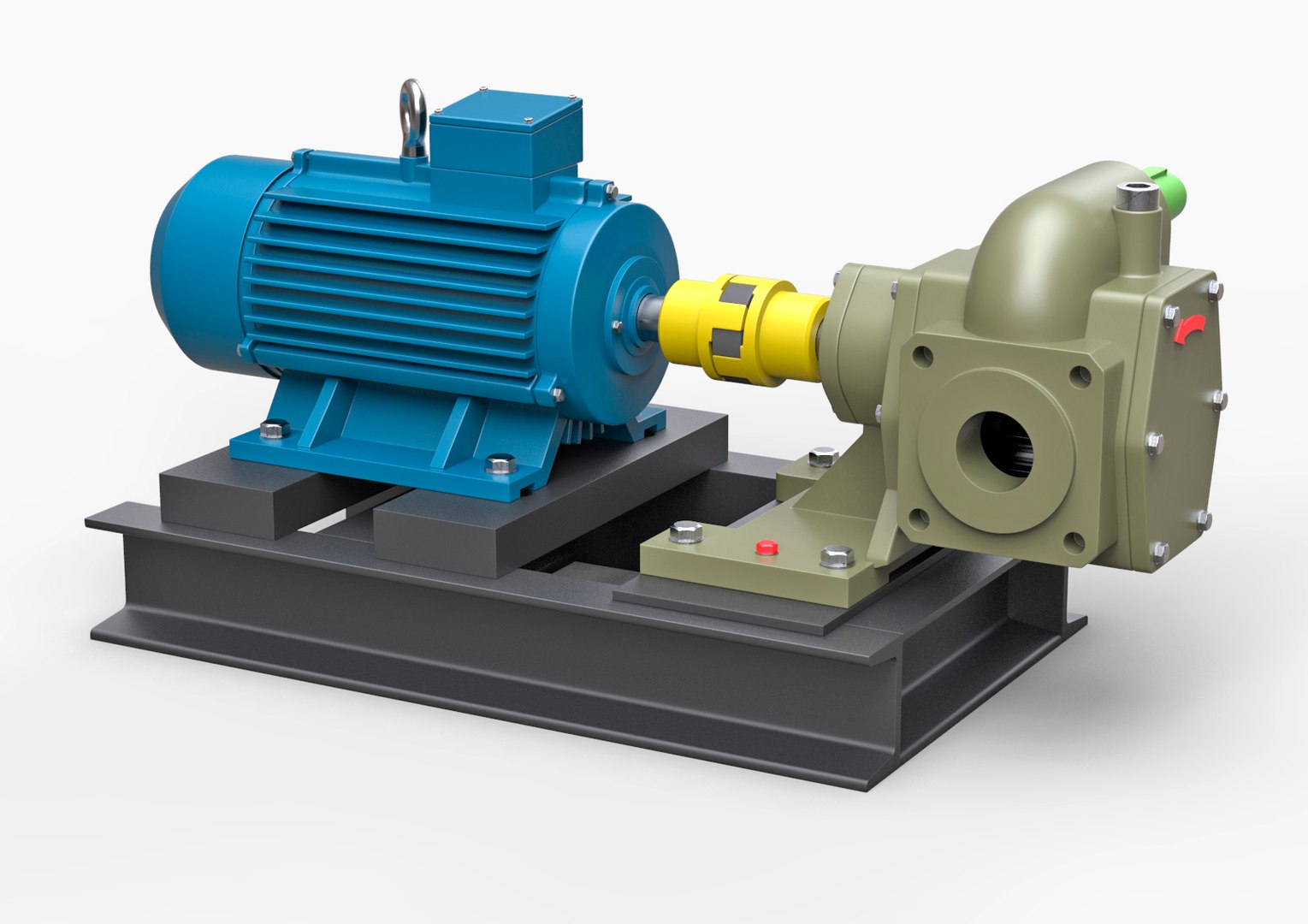 Gear Pump 3d Model