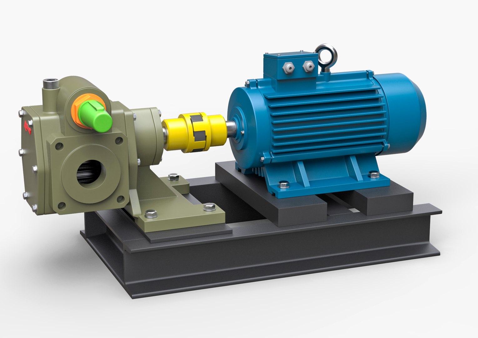 Gear Pump 3d Model