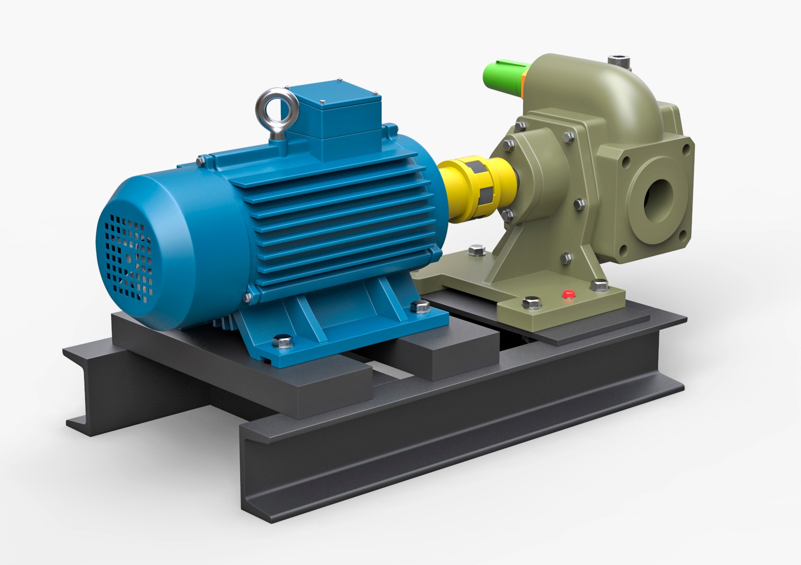 gear pump 3d model