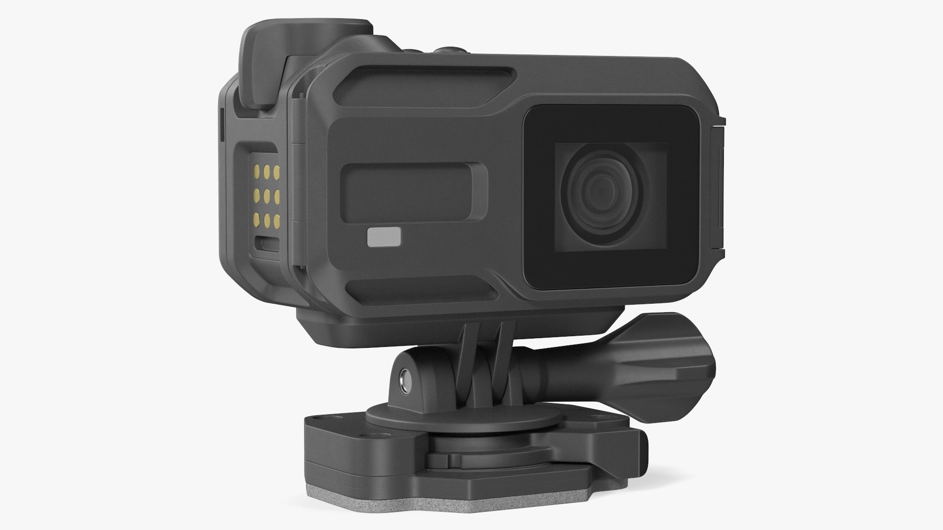 Helmet Action Camera 3D model preview