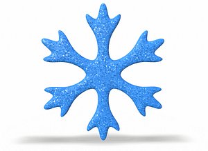 3D Christmas Snowflake model