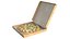 Recogida de cajas de pizza