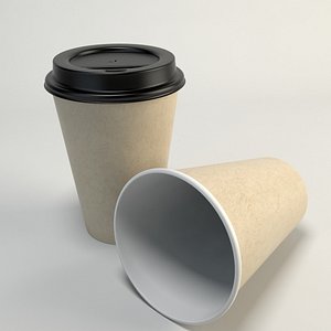 coffee cup takeout 3d 3ds