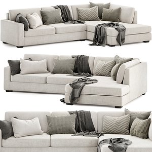 Davin 3 seater Sofa with chaise model