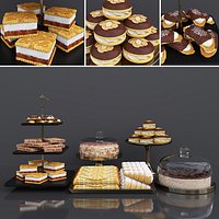Dessert Espresso cheesecake and Turamisu cake