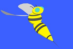Simple Cartoon Bee