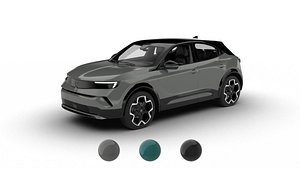 Opel Mokka Hybrid 2025 3d model 3D