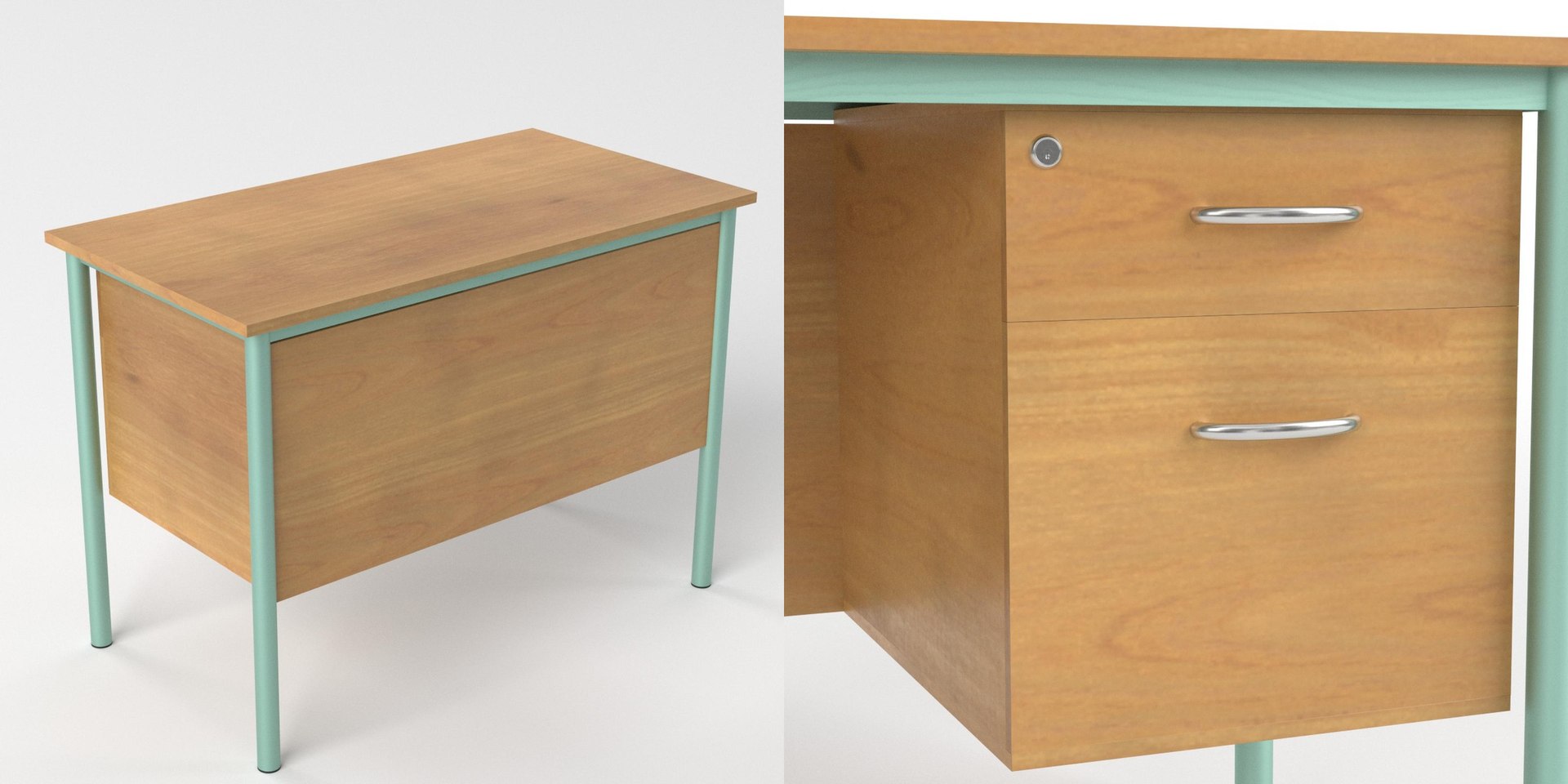 3D Model Teacher Desk 1 - TurboSquid 1927909