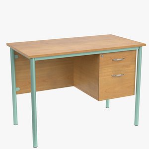 3D model Teacher desk 1