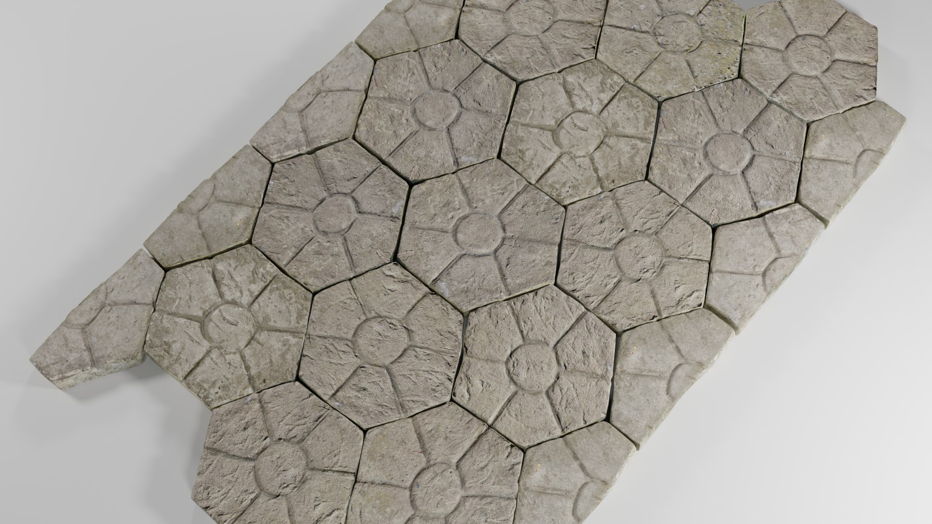 Stone Tile Pavement 3D Model - TurboSquid 1981688