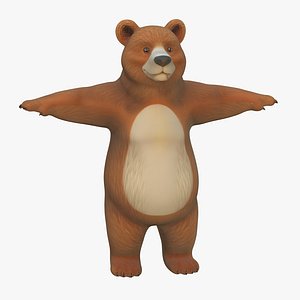 Realistic 3D Bear Model