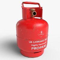 Propane Tank - Game Ready PBR Low Poly