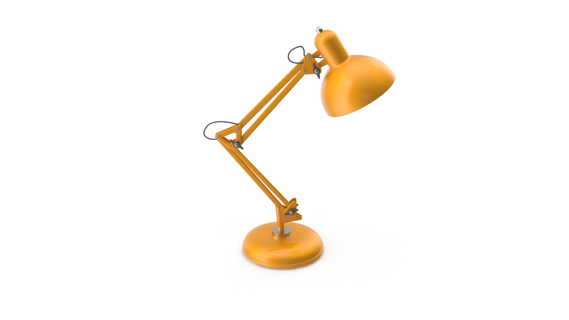 Yellow Desk Lamp 3D model - TurboSquid 2100394