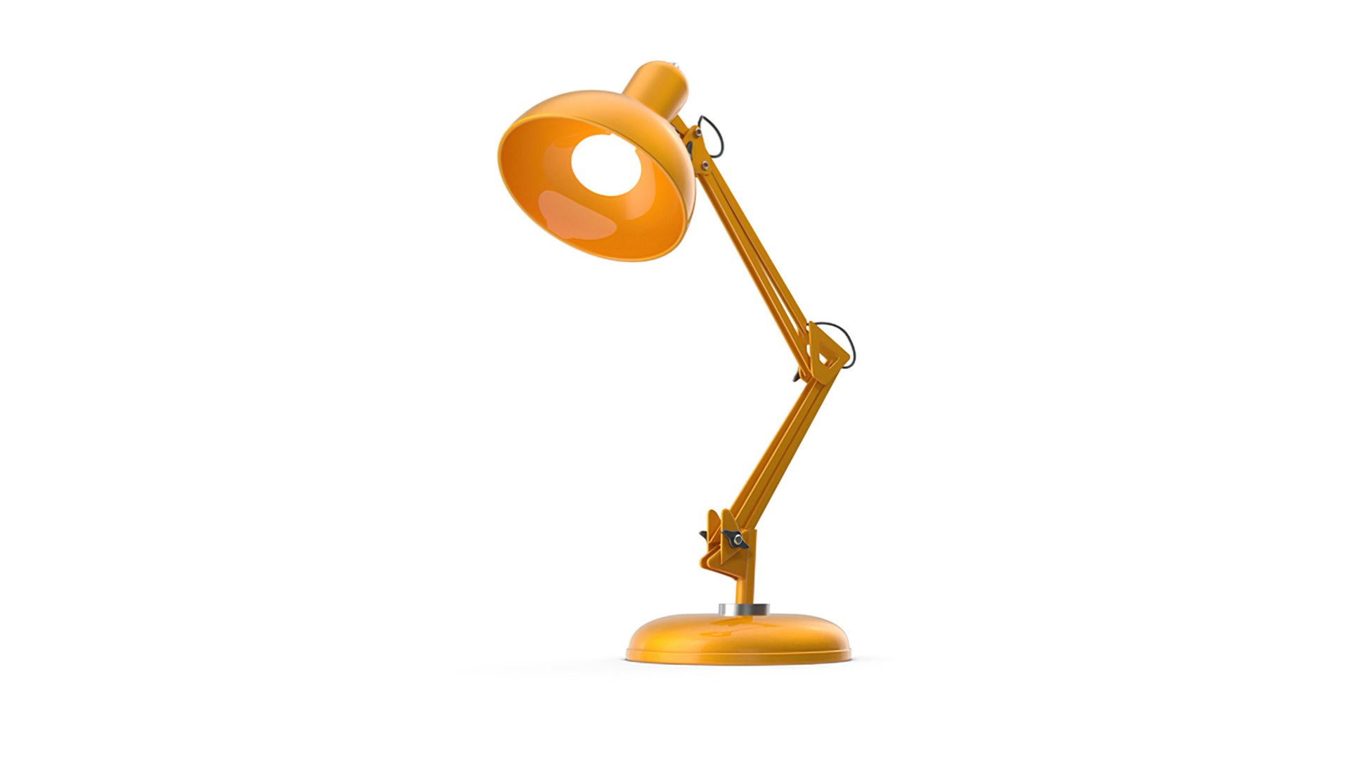 Yellow Desk Lamp 3D Model - TurboSquid 2100394