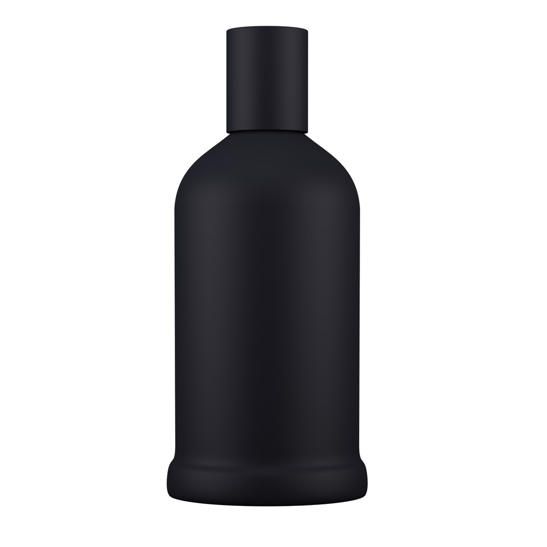 3D bottle black - TurboSquid 1414986