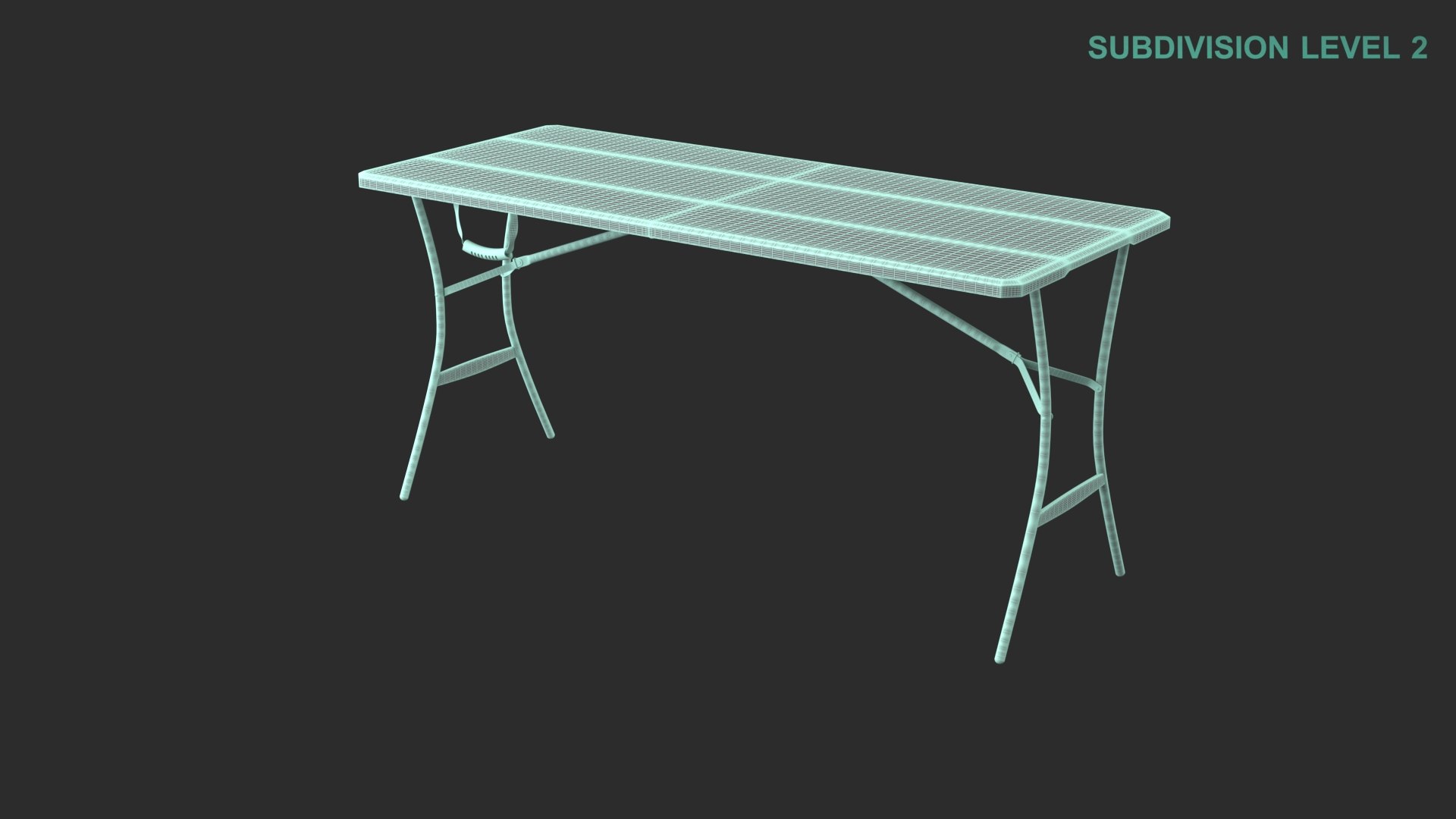 Folding Table Model - TurboSquid 1925258