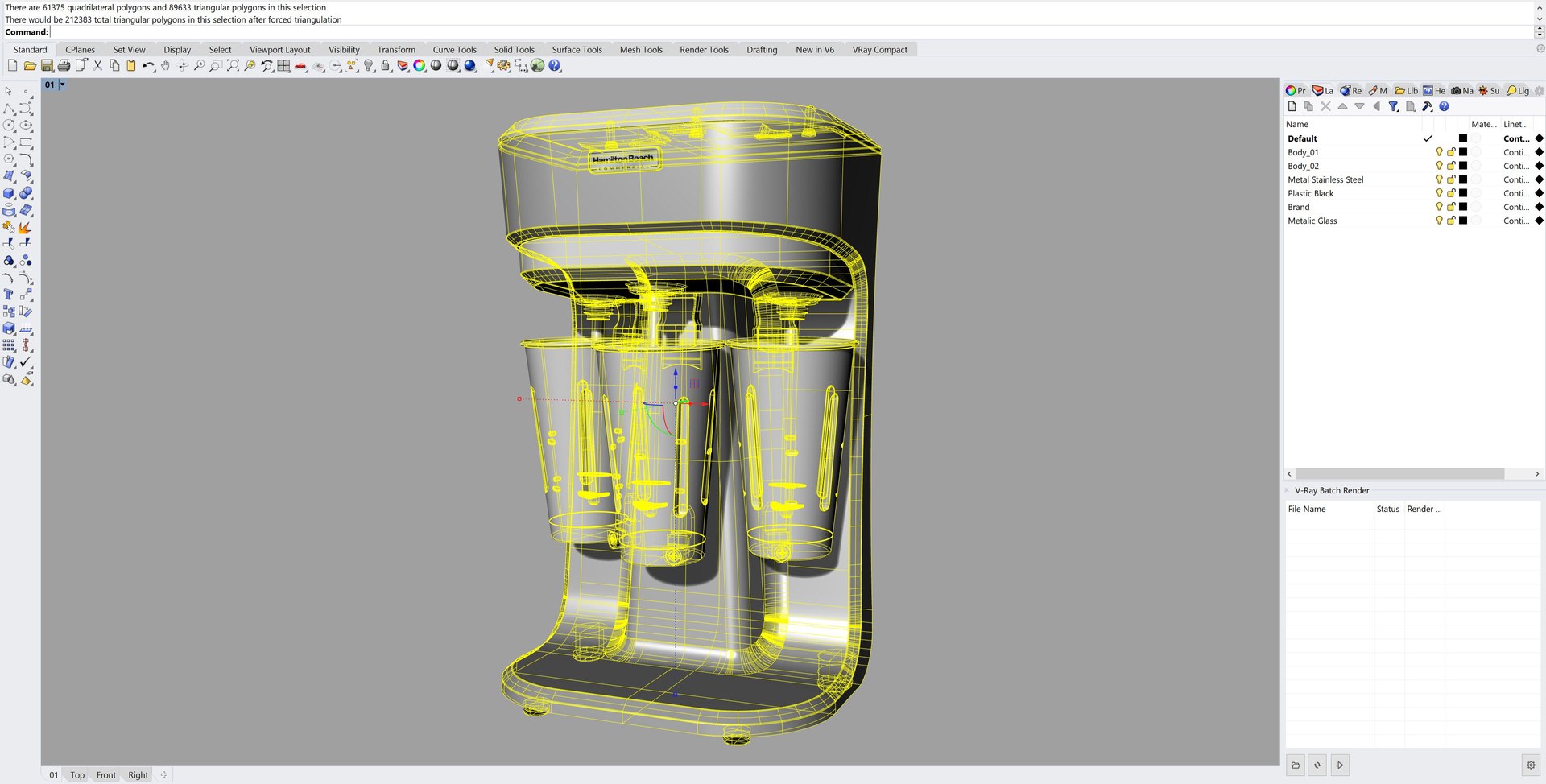 3D hamilton mixer beach hmd400 - TurboSquid 1618777