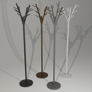 coat rack stand 3D model