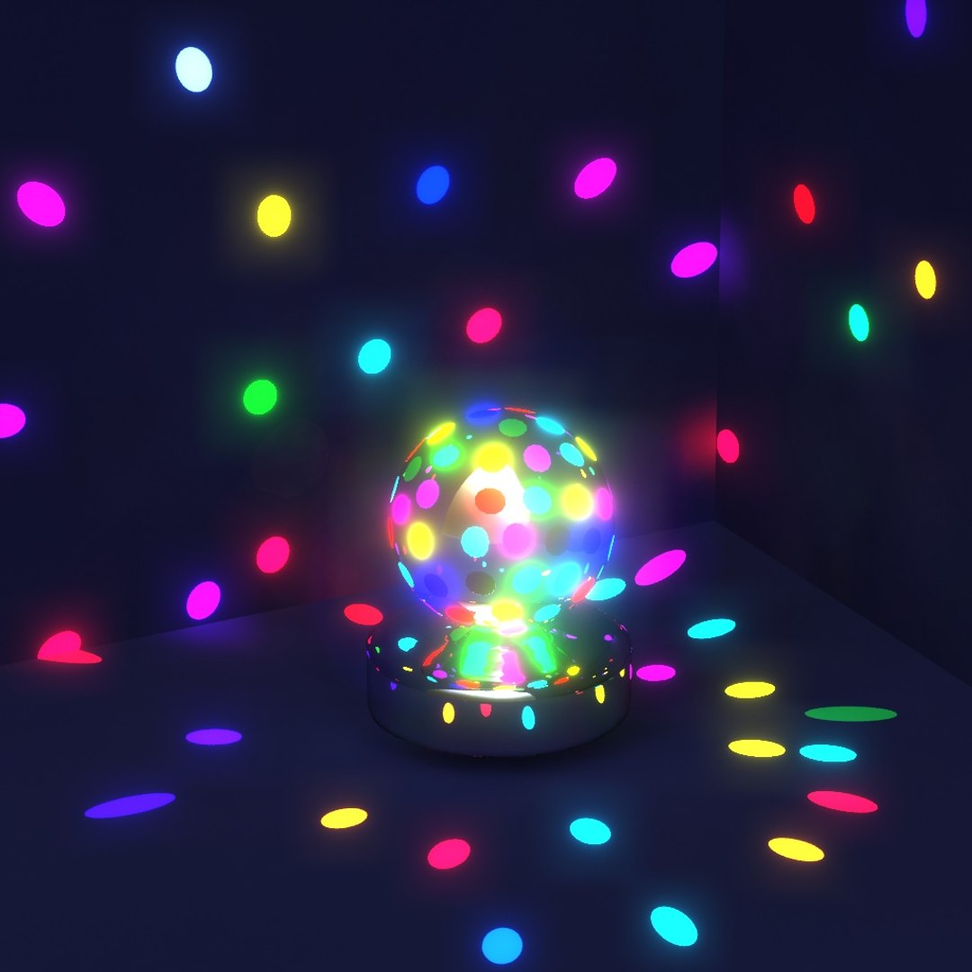 Rotating disco lights 3D model - TurboSquid 1159596