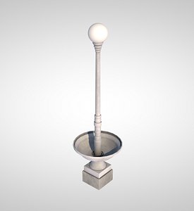 3D model water fountain