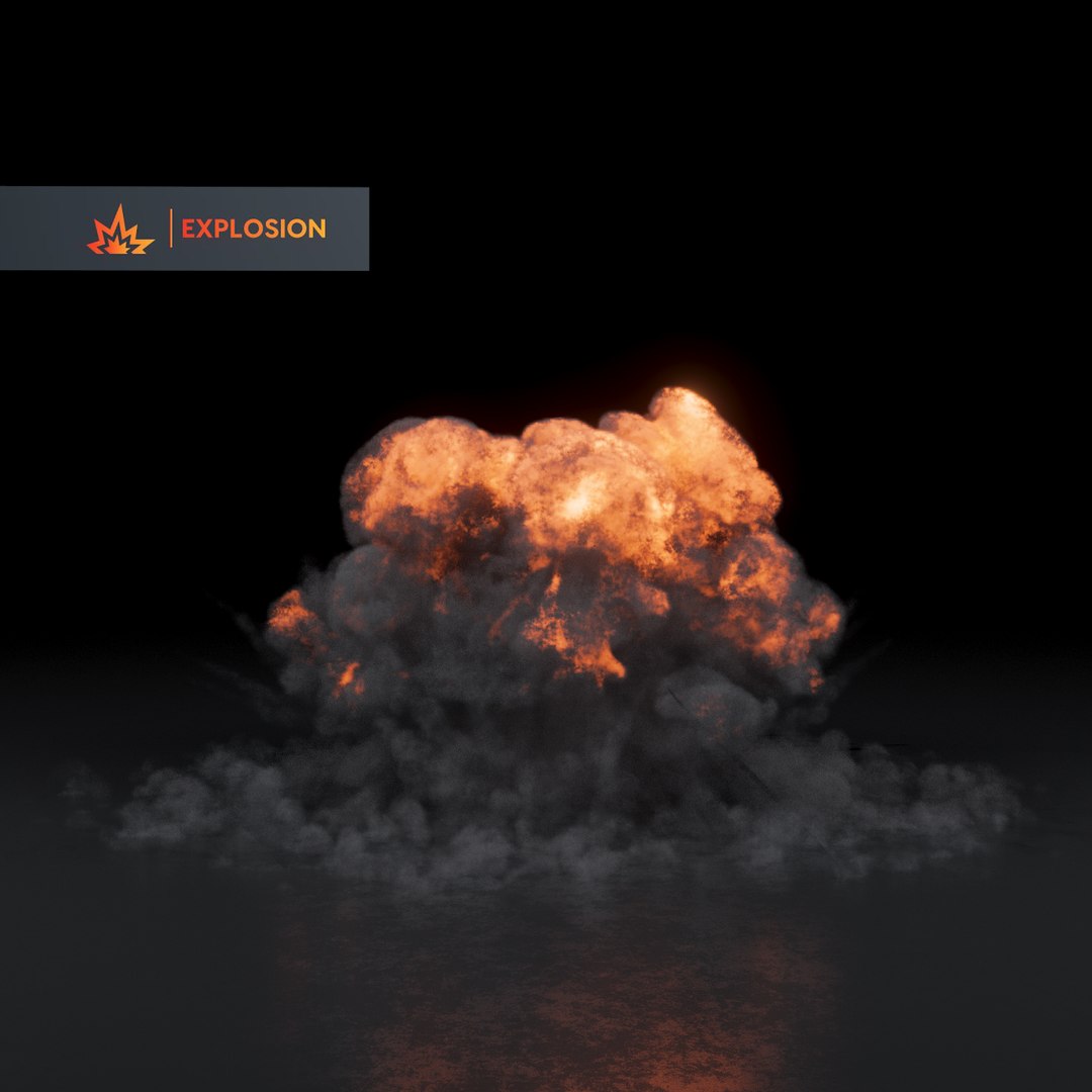 3D High Resolution 3D Explosion - TurboSquid 2012502