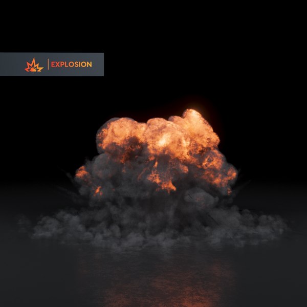 3D High Resolution 3D Explosion - TurboSquid 2012502