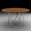 Frank Lloyd Wright wood classic table design, 604